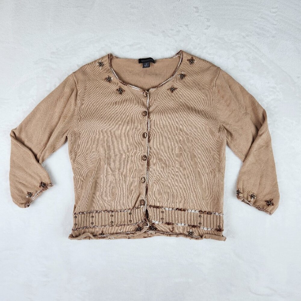 Mendocino Womens Brown Top Size M